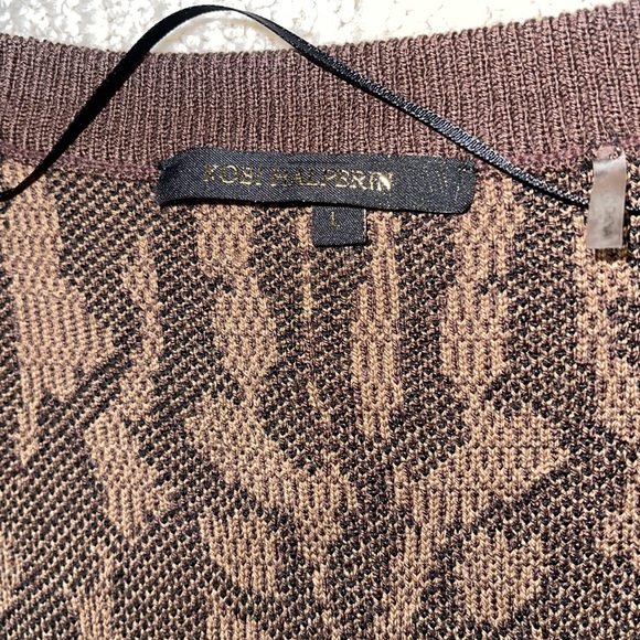 Kobi Halperin Ginnette Fur Trimmed Sweater Vest L - Picture 10 of 11